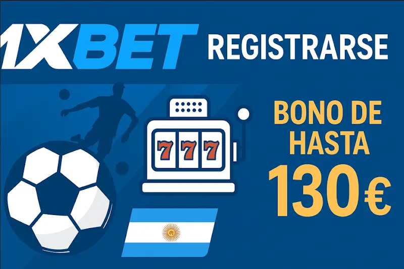 1xBet registrarse en Argentina