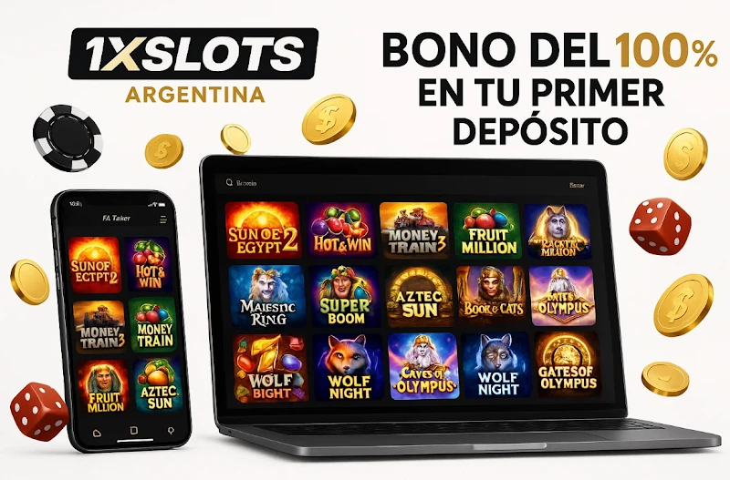 1xSlots Argentina para jugar y obtener 100% en el primer depósito